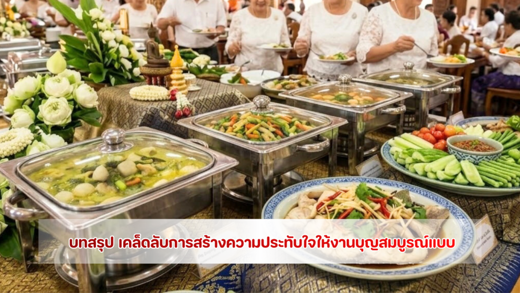 จัดบุฟเฟต์งานบวชสมฐานะ-เคล็ดลับ-ความประทับใจ-อาหารมงคล-catering-ever